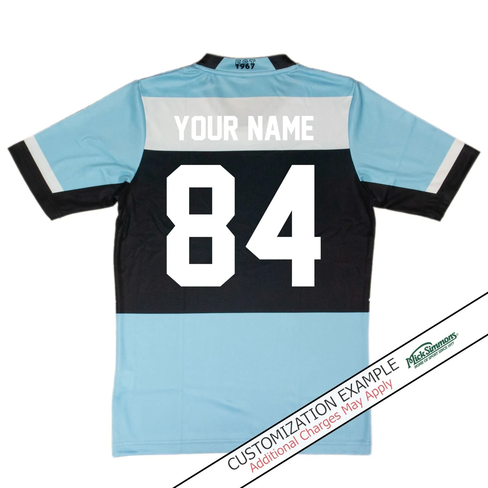 1 Cronulla Sharks Men's Home Supporter Jersey NRL Rugby League by Burley Sekem