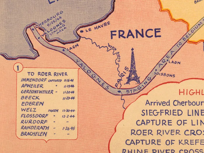 102nd Infantry Division Campaign Map