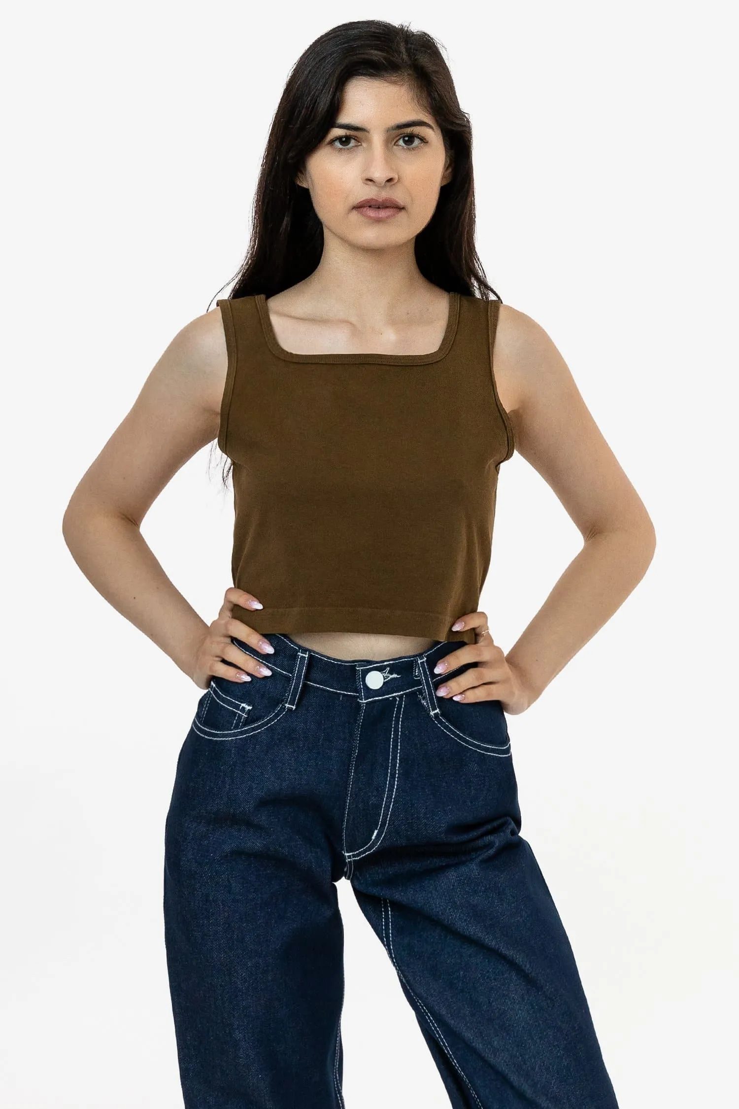 1822GD - Garment Dye Crop Tank