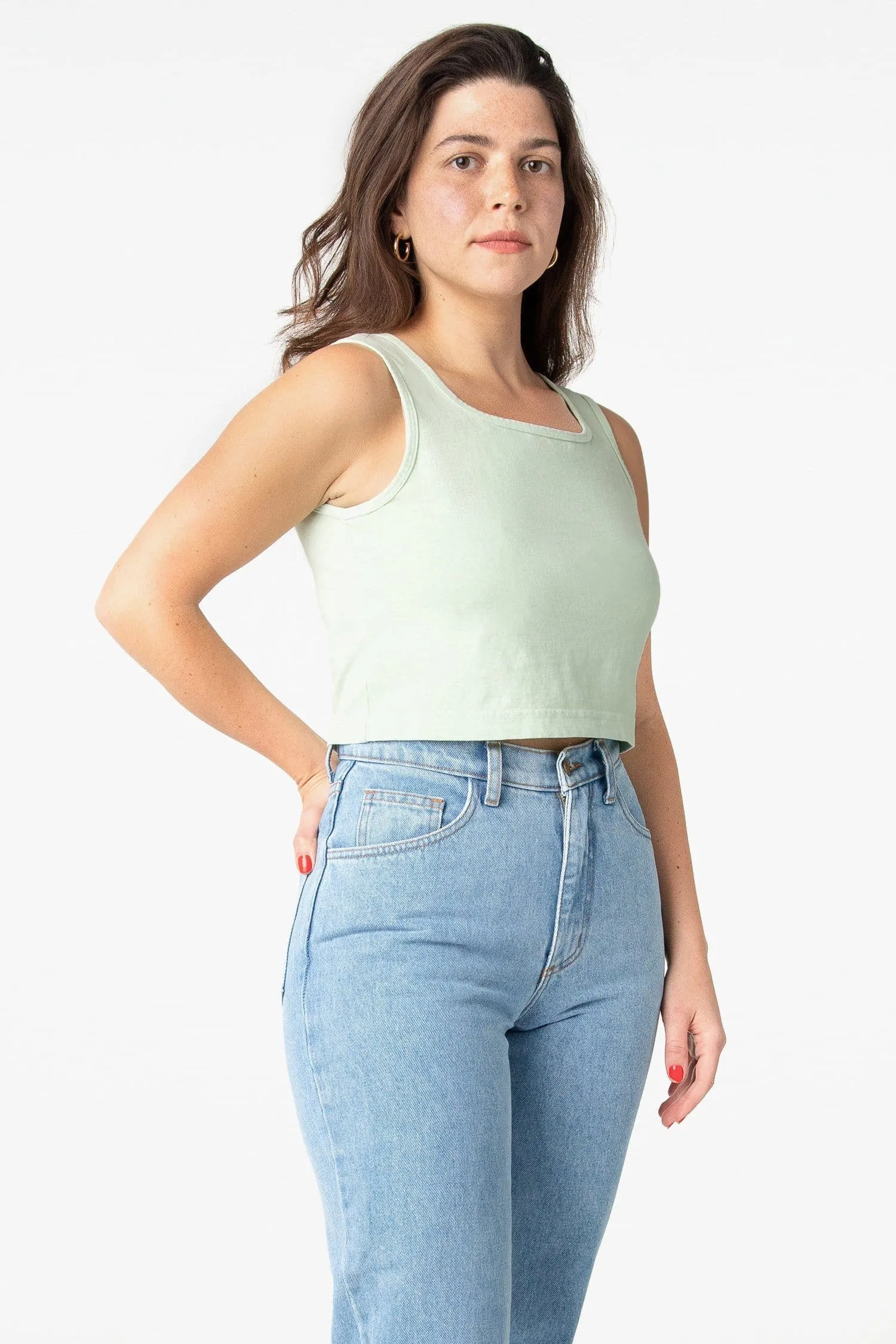 1822GD - Garment Dye Crop Tank