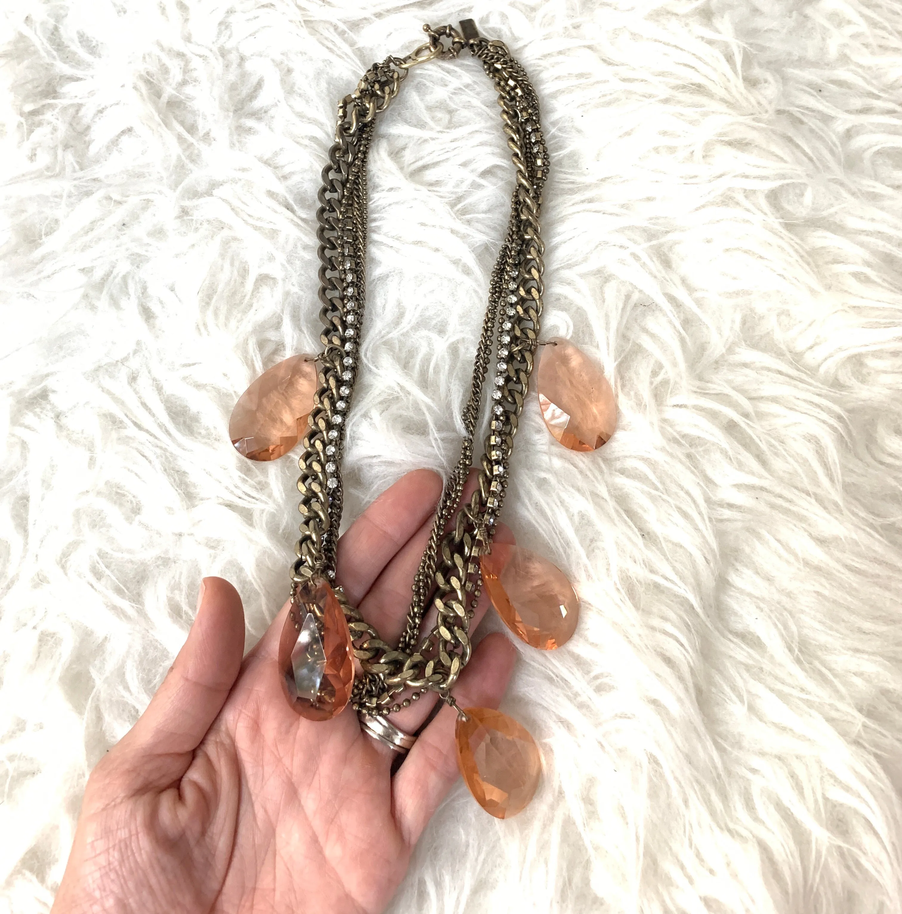 1937 Madewell Multi Strand Pendant Necklace