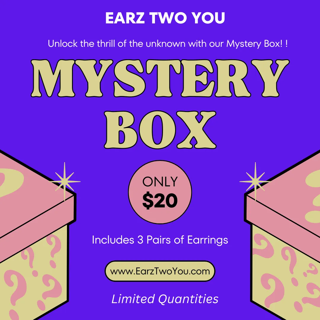 $20 Mystery Box – 3 Pairs of Surprise Earrings!