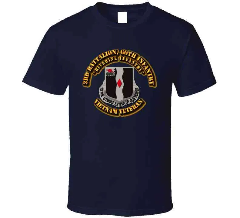 3rd Battalion, 60th Infantry (Riverine Infantry) Without service Ribbon T Shirt,Premium and Hoodie