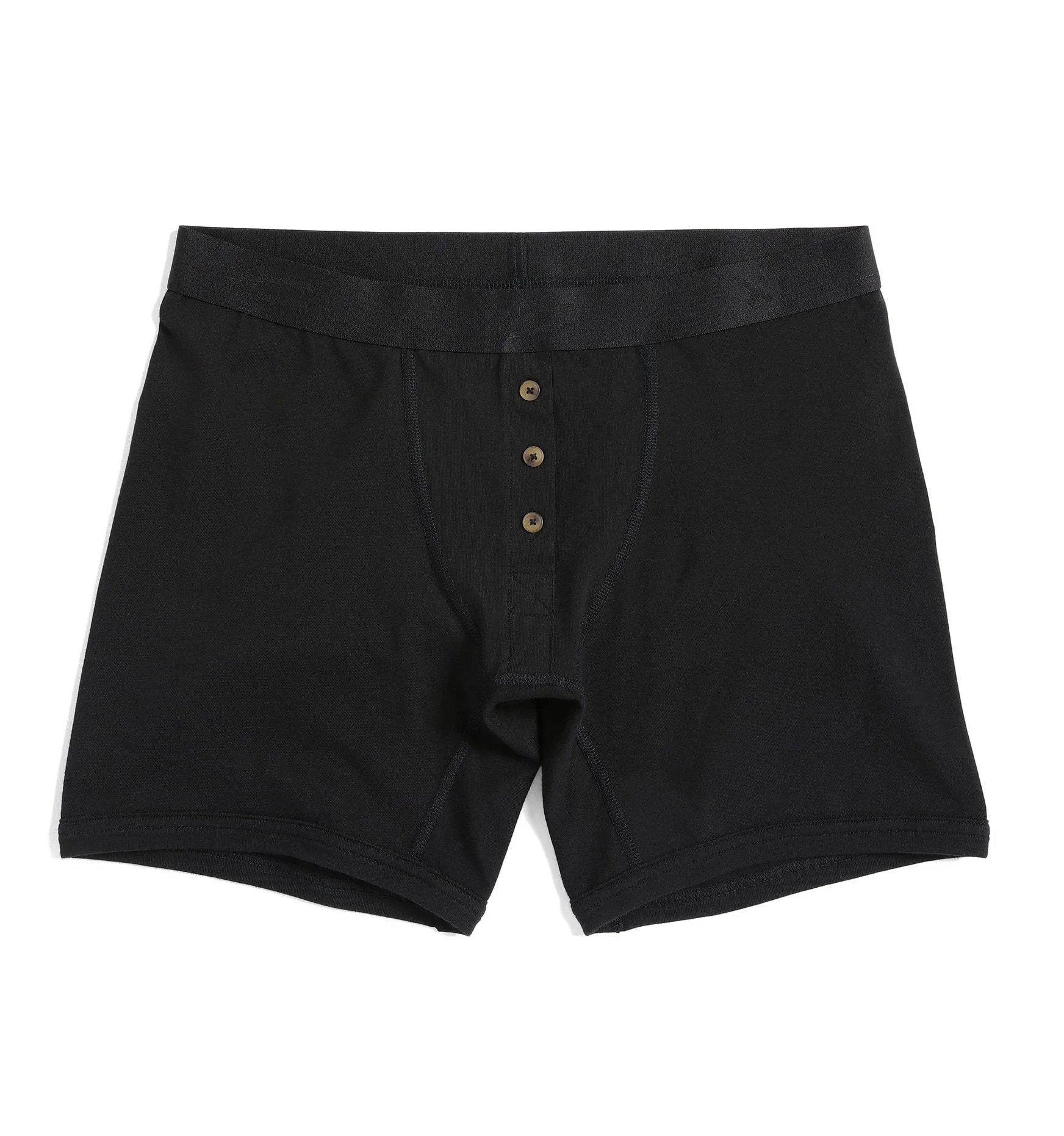 6" Fly Boxer Briefs - X= Black