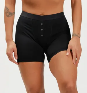 6" Fly Boxer Briefs - X= Black