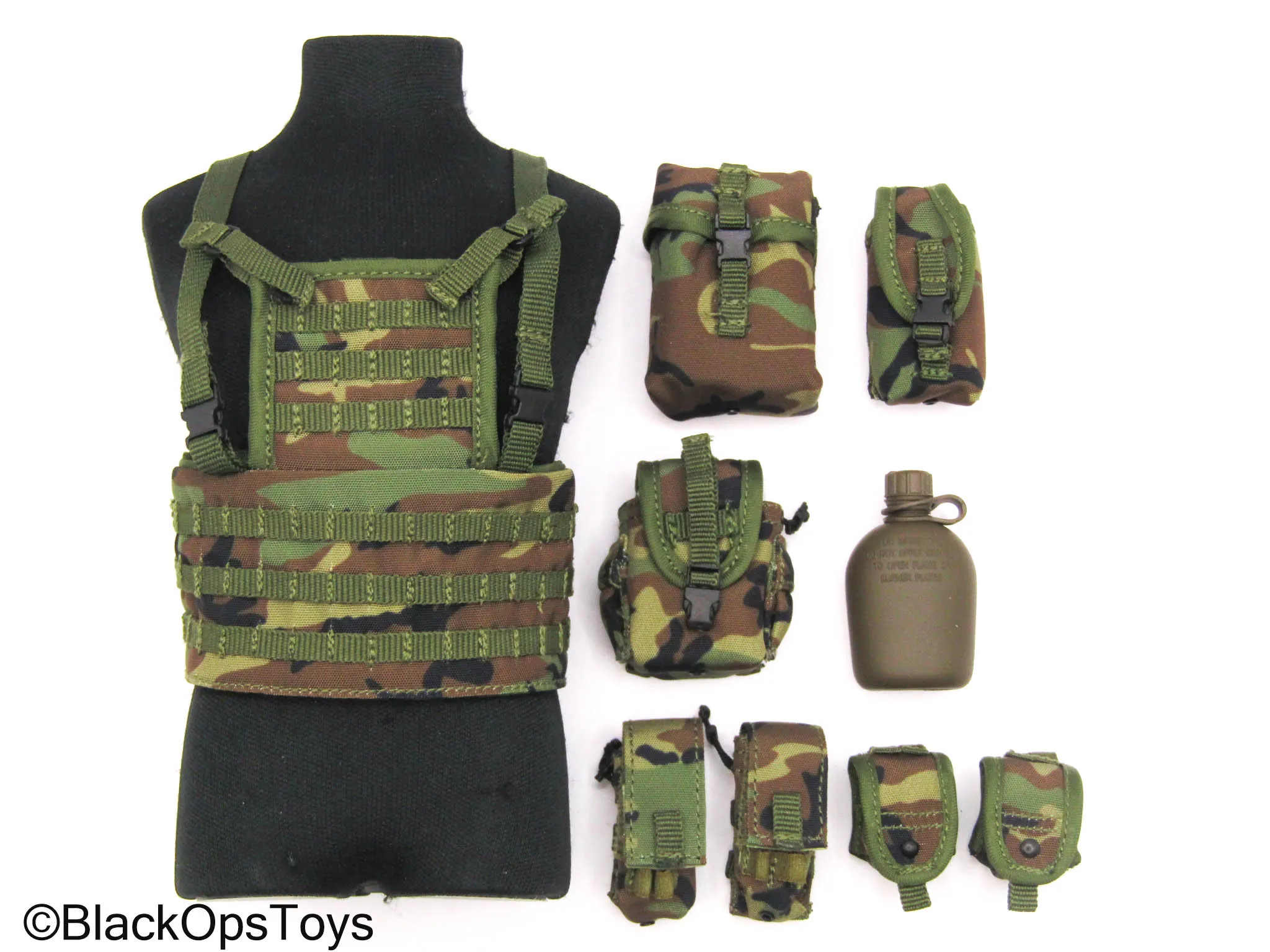 75th Ranger Regiment Airborne - Woodland Camo Plate Carrier Set