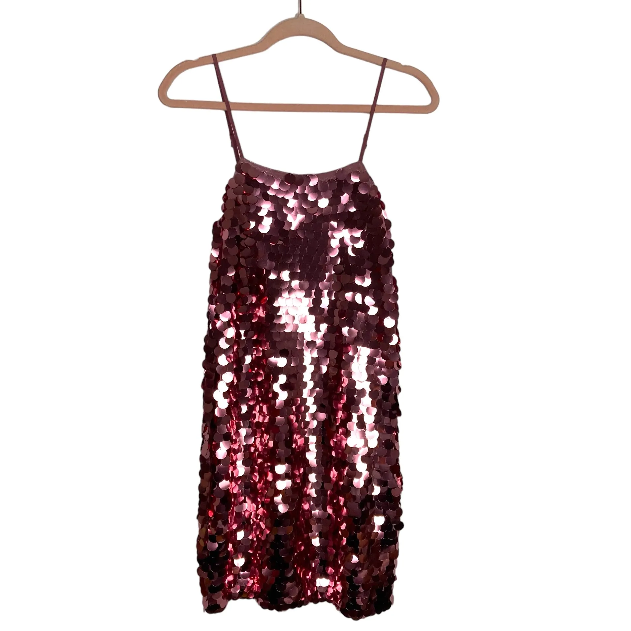 A New Day Pink Sequin Dress- Size XS (see notes)