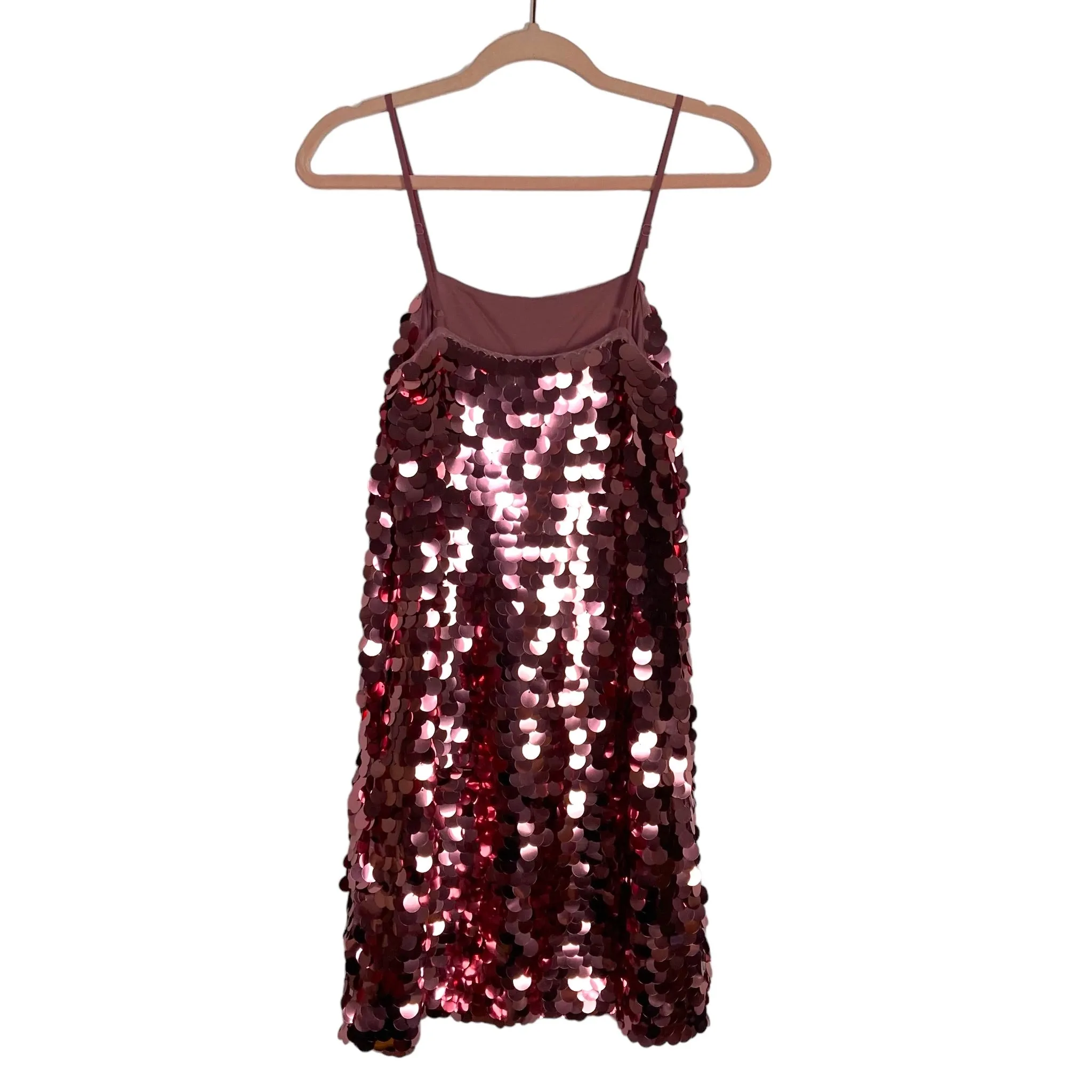 A New Day Pink Sequin Dress- Size XS (see notes)