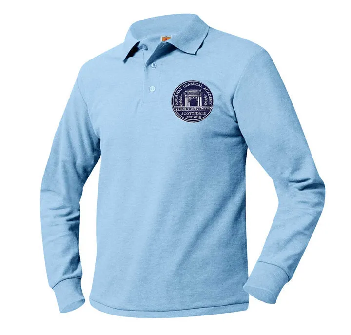 Archway Scottsdale Unisex Pique Long Sleeve Polo