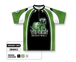 Athletic Knit Custom Sublimated Basketball Shooting Shirt Design 1302