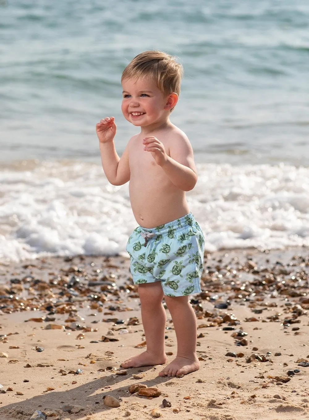 Baby Swimshorts in Turtle