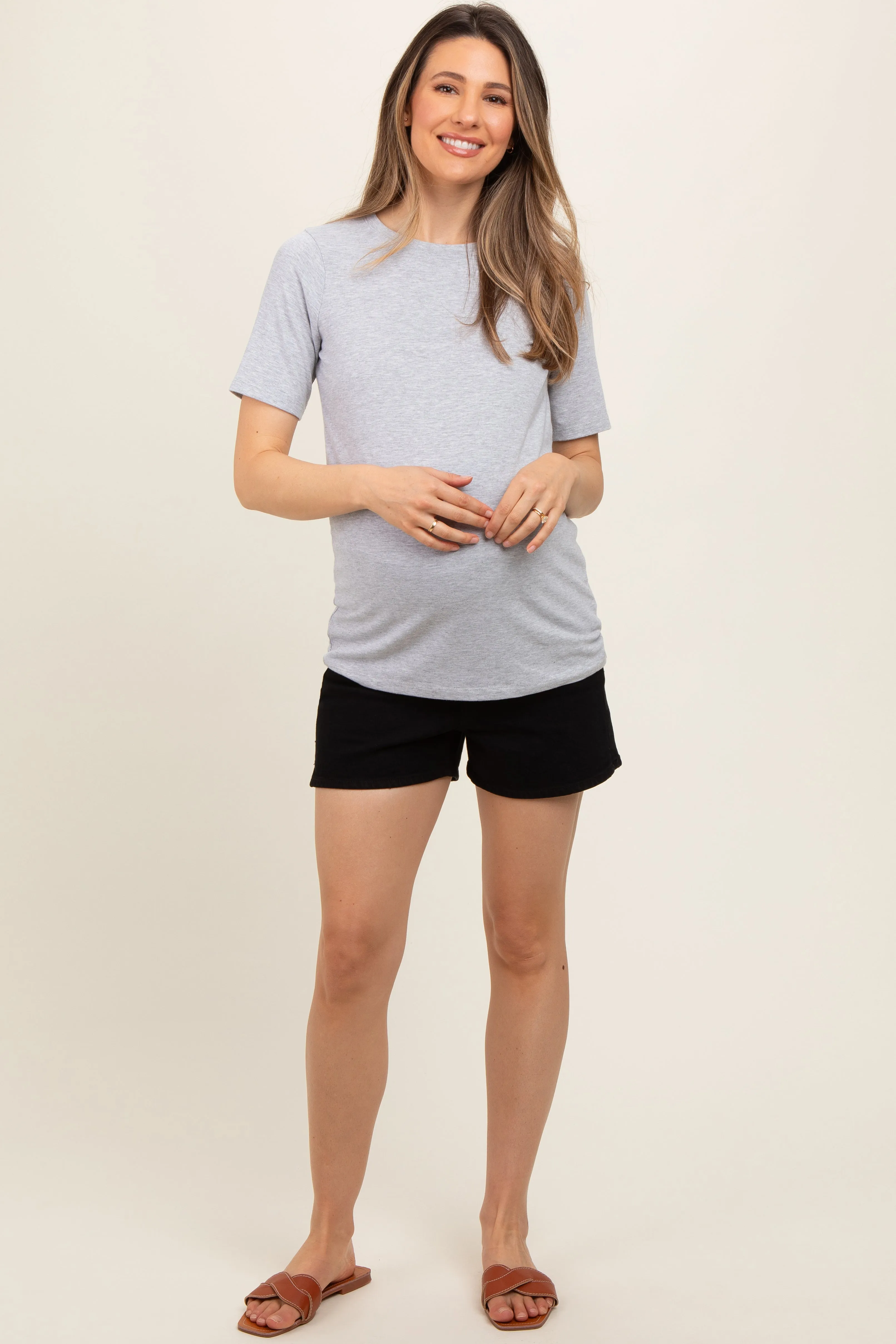 Back Basic Maternity Shorts