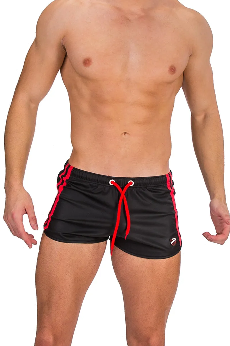 Barcode Berlin Short Byron Laboratory Black Red