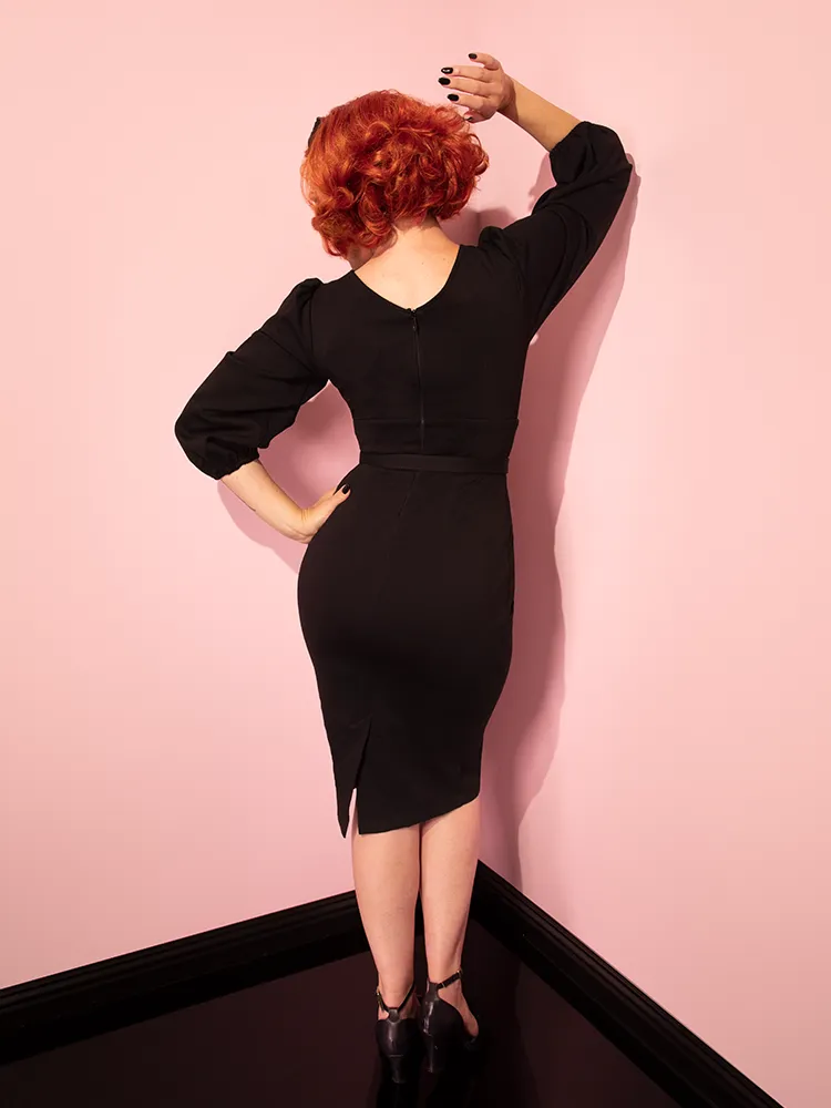 Bawdy Wiggle Dress in Black - Vixen by Micheline Pitt