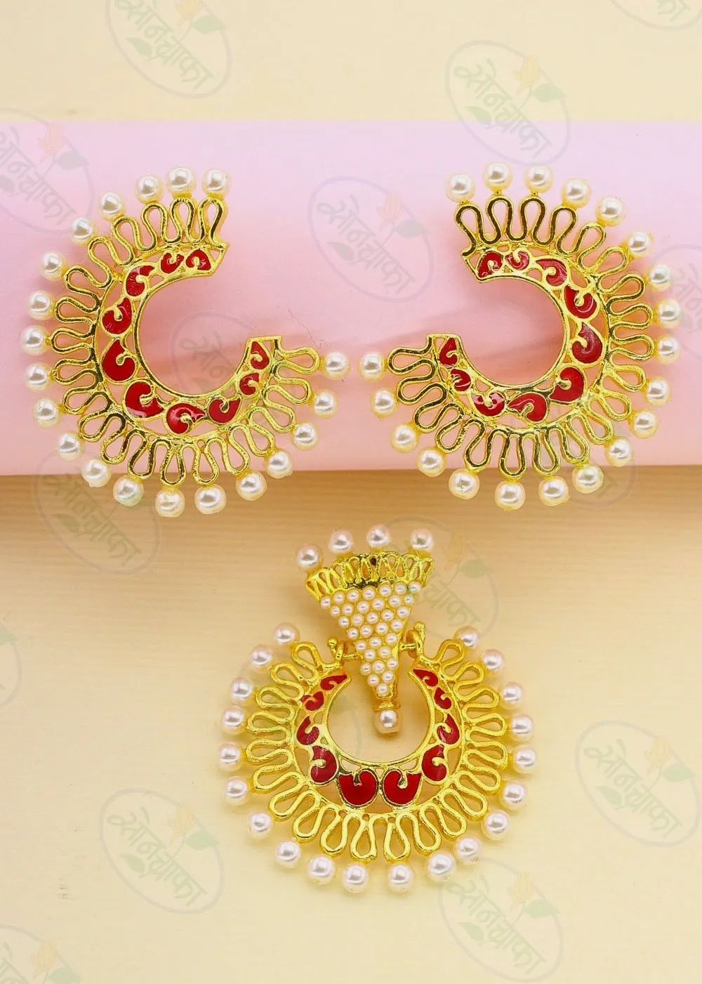 BEAUTEOUS MOTI EARRINGS