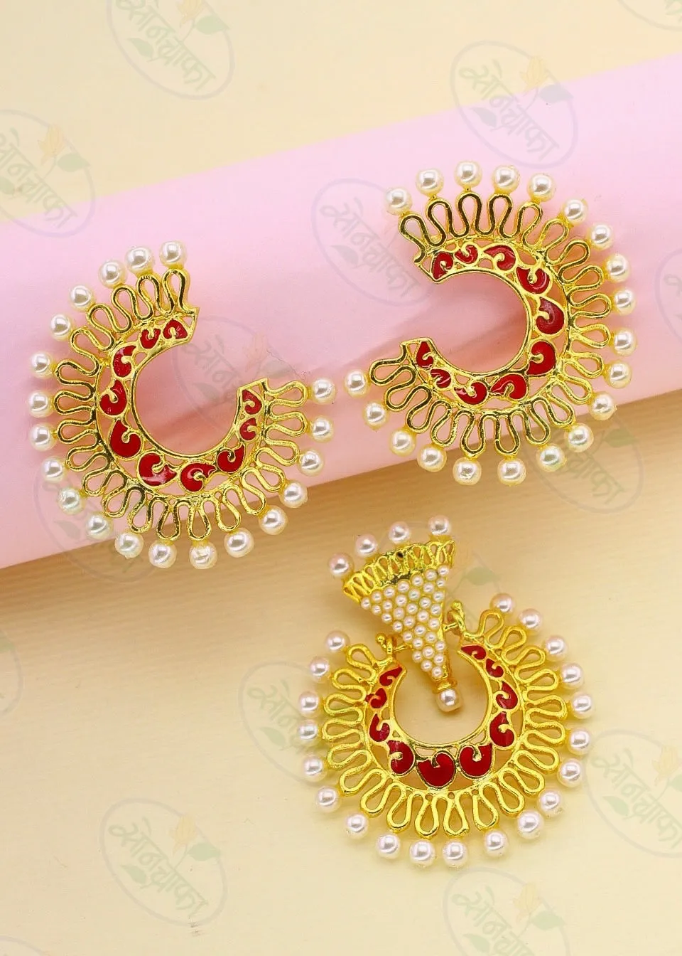 BEAUTEOUS MOTI EARRINGS