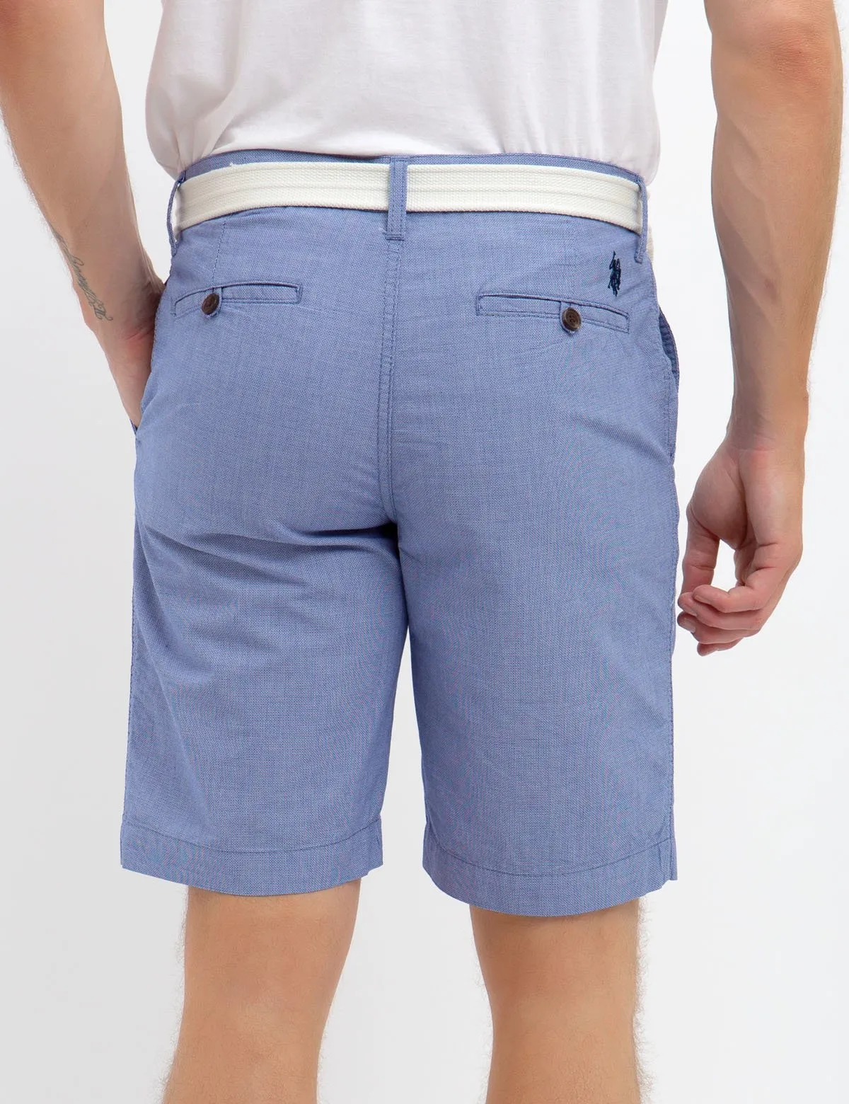 BELTED DOBBY HARTFORD SHORTS