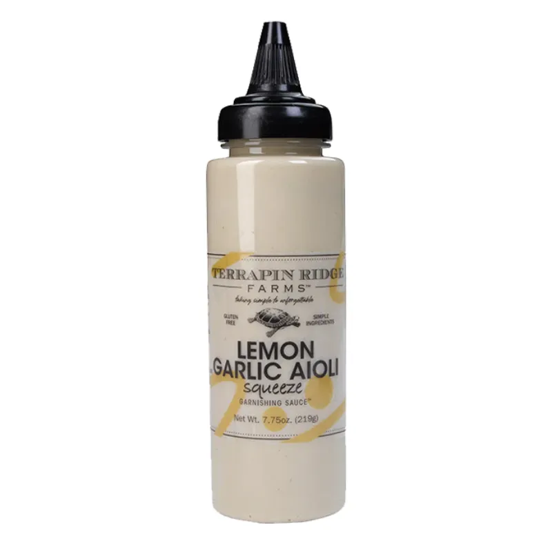 [Best Before: 01/15/25] Terrapin Ridge Farms Gourmet Lemon Garlic Aioli Sauce, 7.75 oz