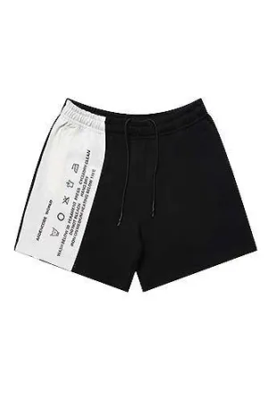 Black Washing-Instructions Shorts