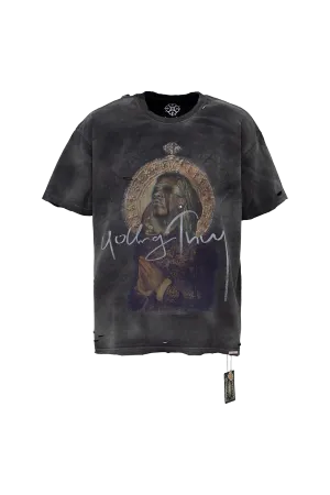 Black Young Thug Print T-Shirt