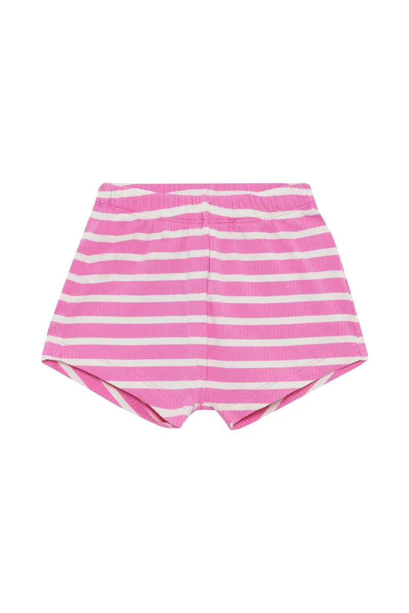 Bonds Wide Needle Rib Short - Lolly Ice Pink/Marscapone