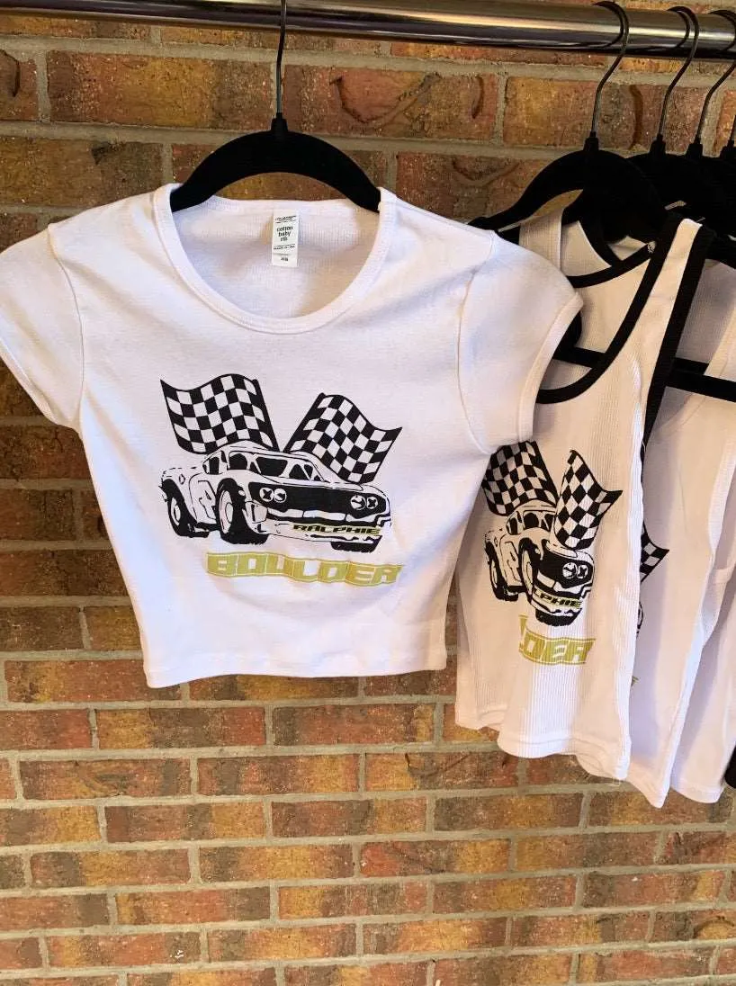 Boulder Race Car Freshman Tee