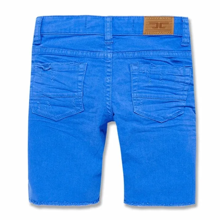 Boys Jordan Craig Tulsa Twill Shorts (Royal) J3187SB