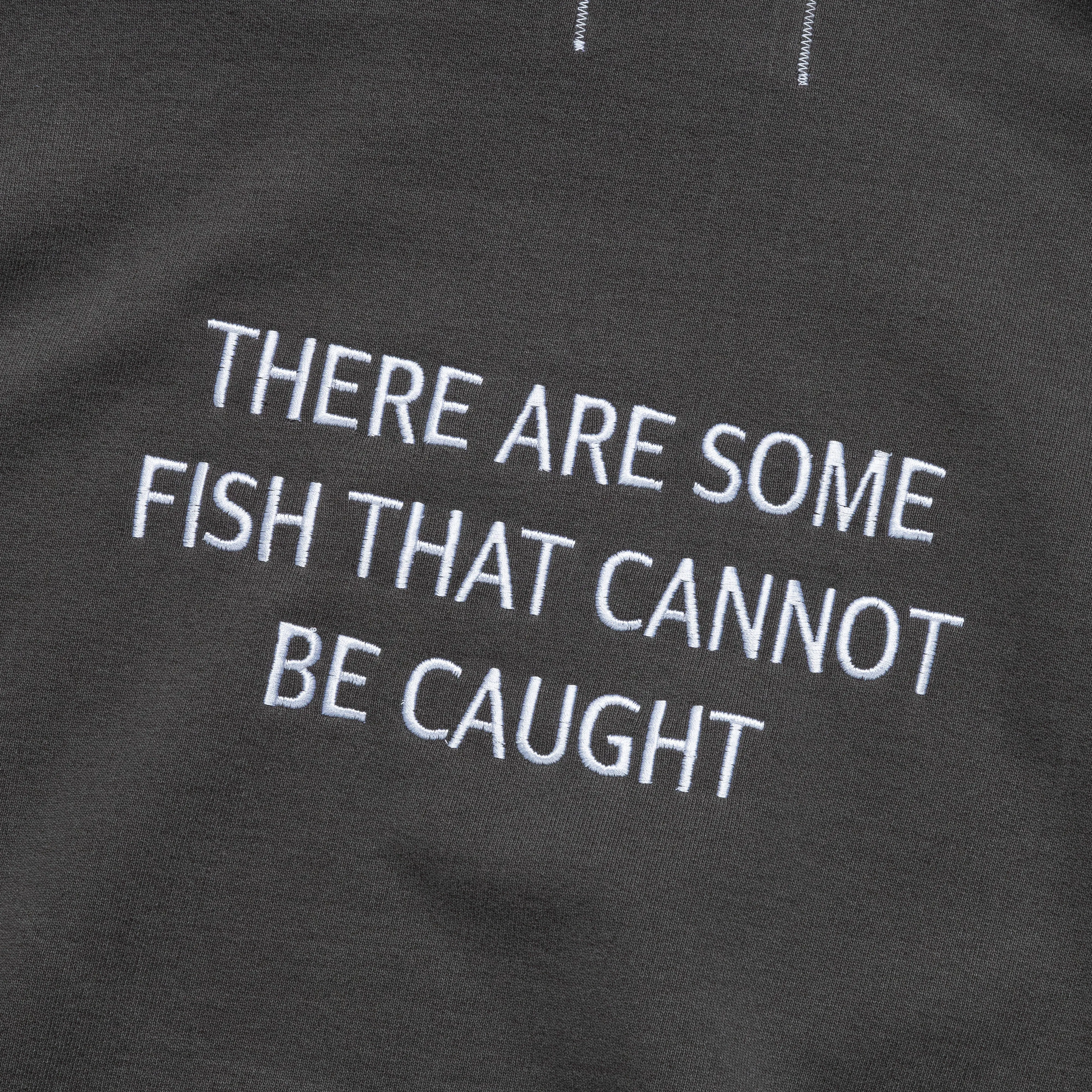 Cannot Be Caught Hoodie - Washed Black