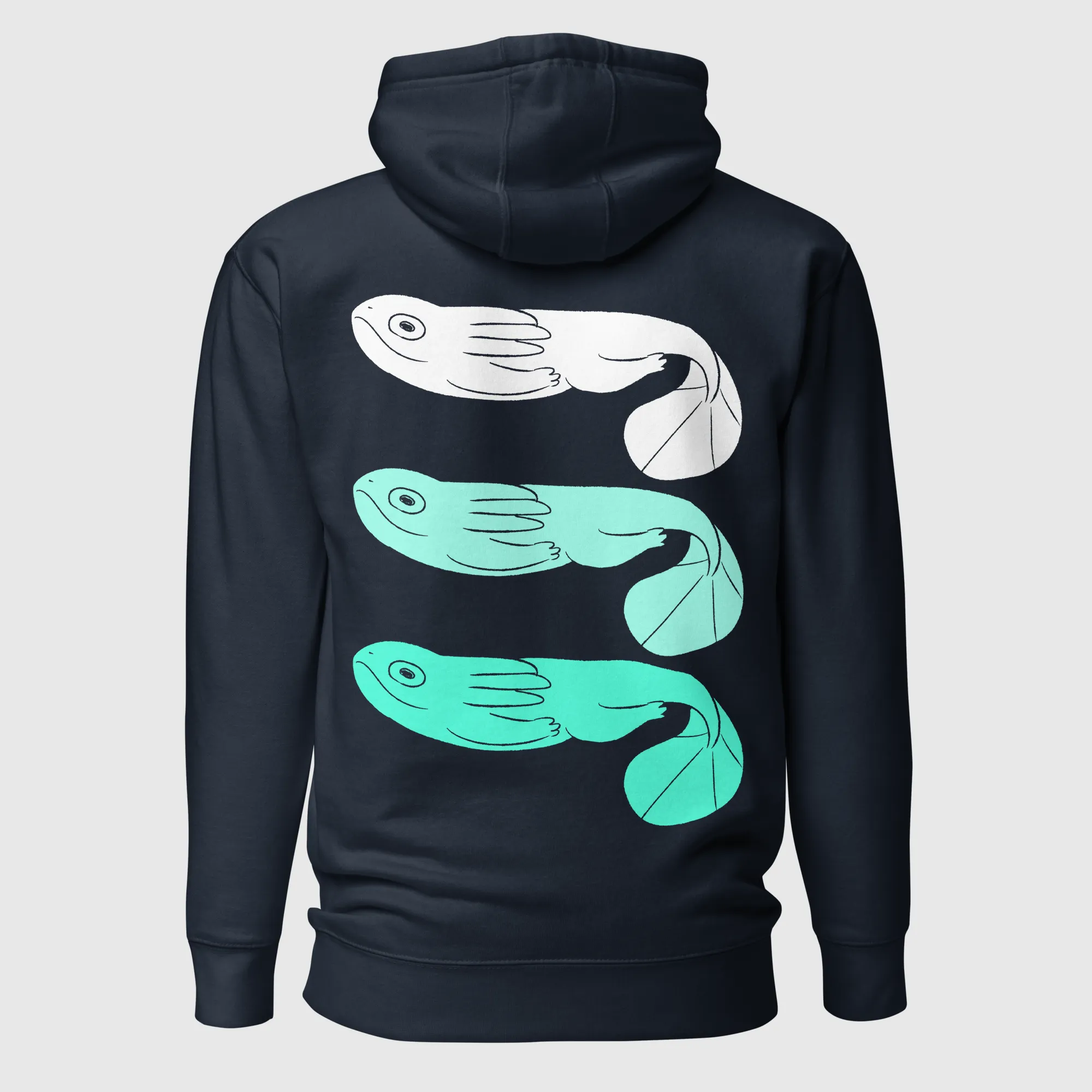 CASTLE SWIMMER - WORM WORM WORM! UNISEX HOODIE