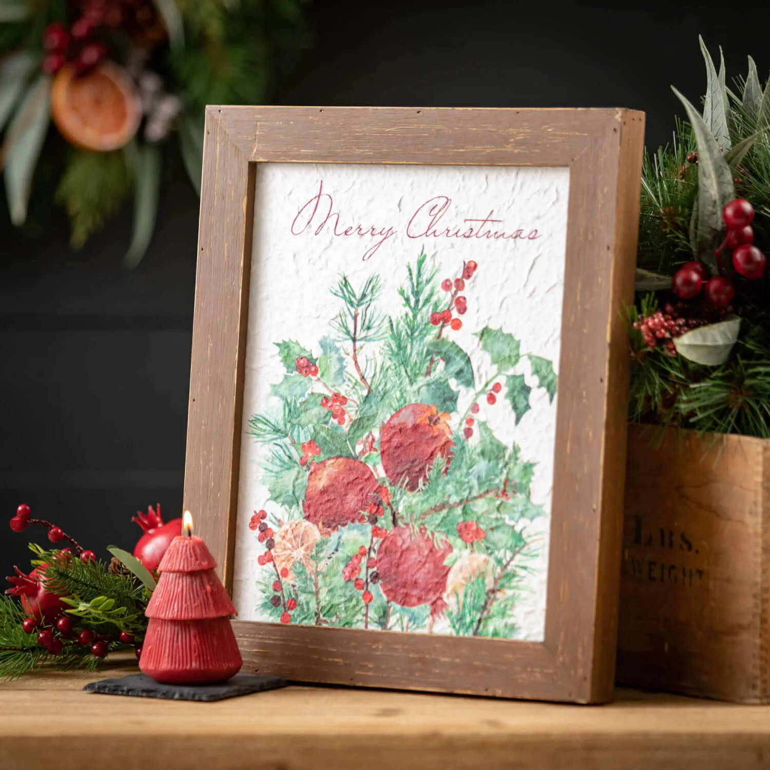 Christmas Botanical Wall Art