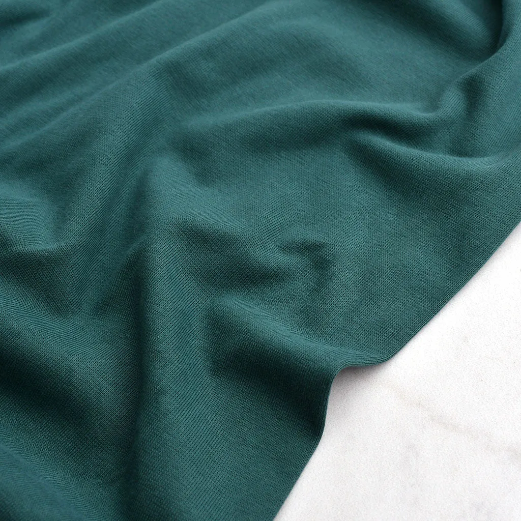 Classic Fine Cotton Ribbing Jade