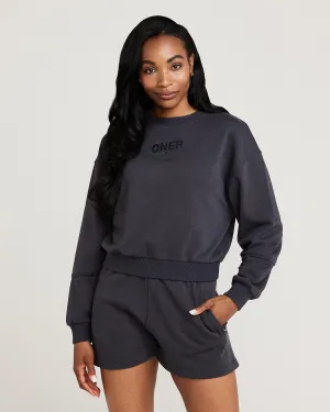 Classic Lounge Crew Neck | Coal