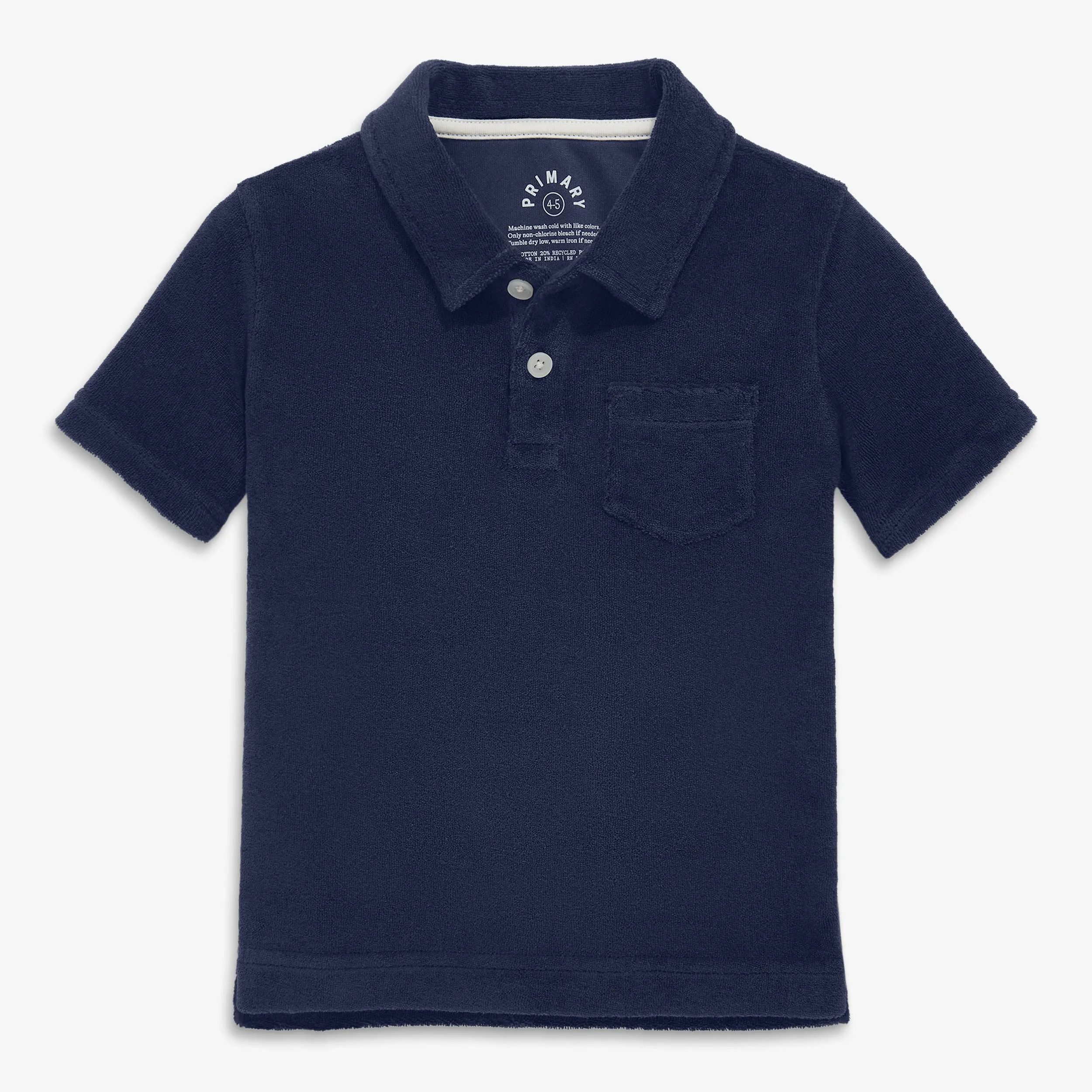 Clearance towel terry short sleeve polo