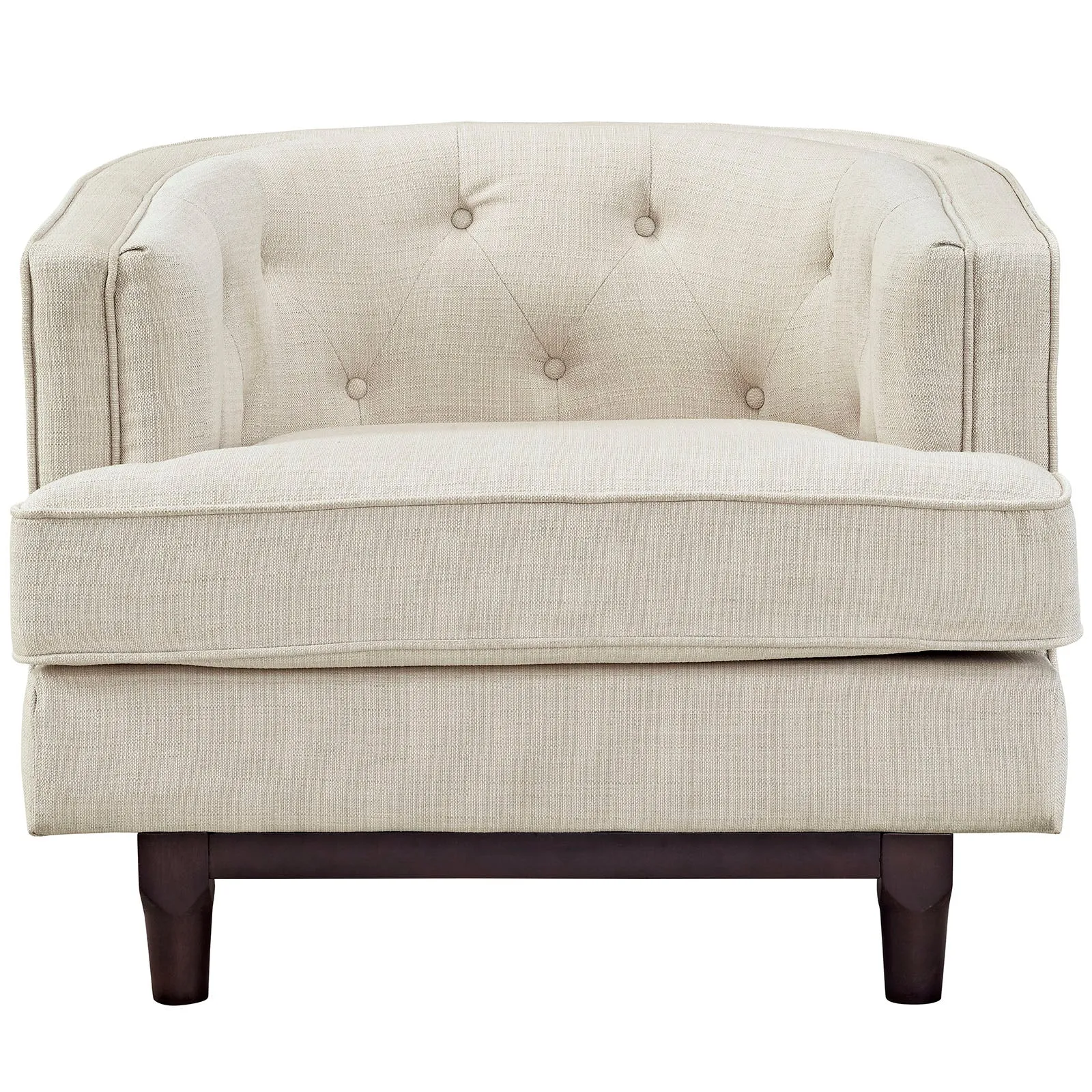 Coast Upholstered Fabric Armchair by Modway