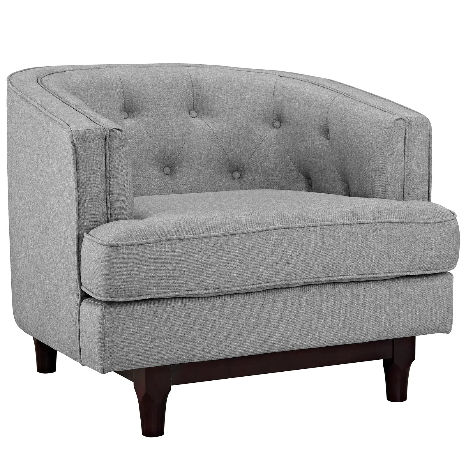 Coast Upholstered Fabric Armchair by Modway