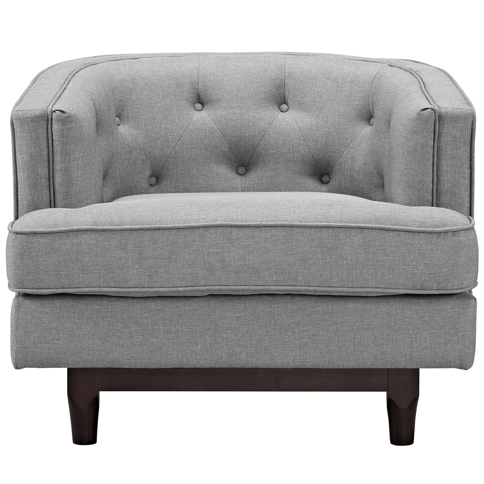 Coast Upholstered Fabric Armchair by Modway