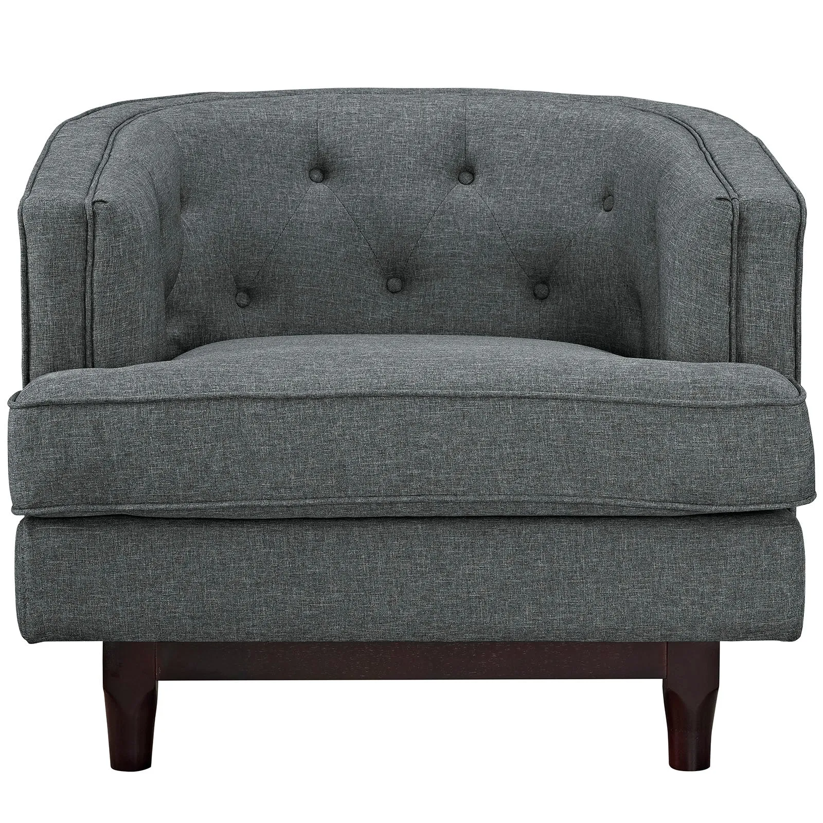 Coast Upholstered Fabric Armchair by Modway