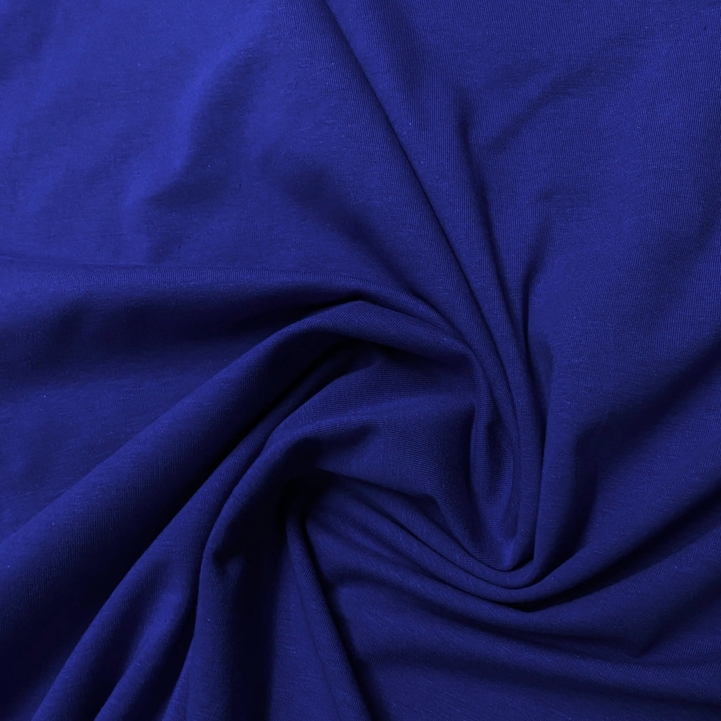 Cobalt Cotton/Spandex Jersey Fabric - 200 GSM