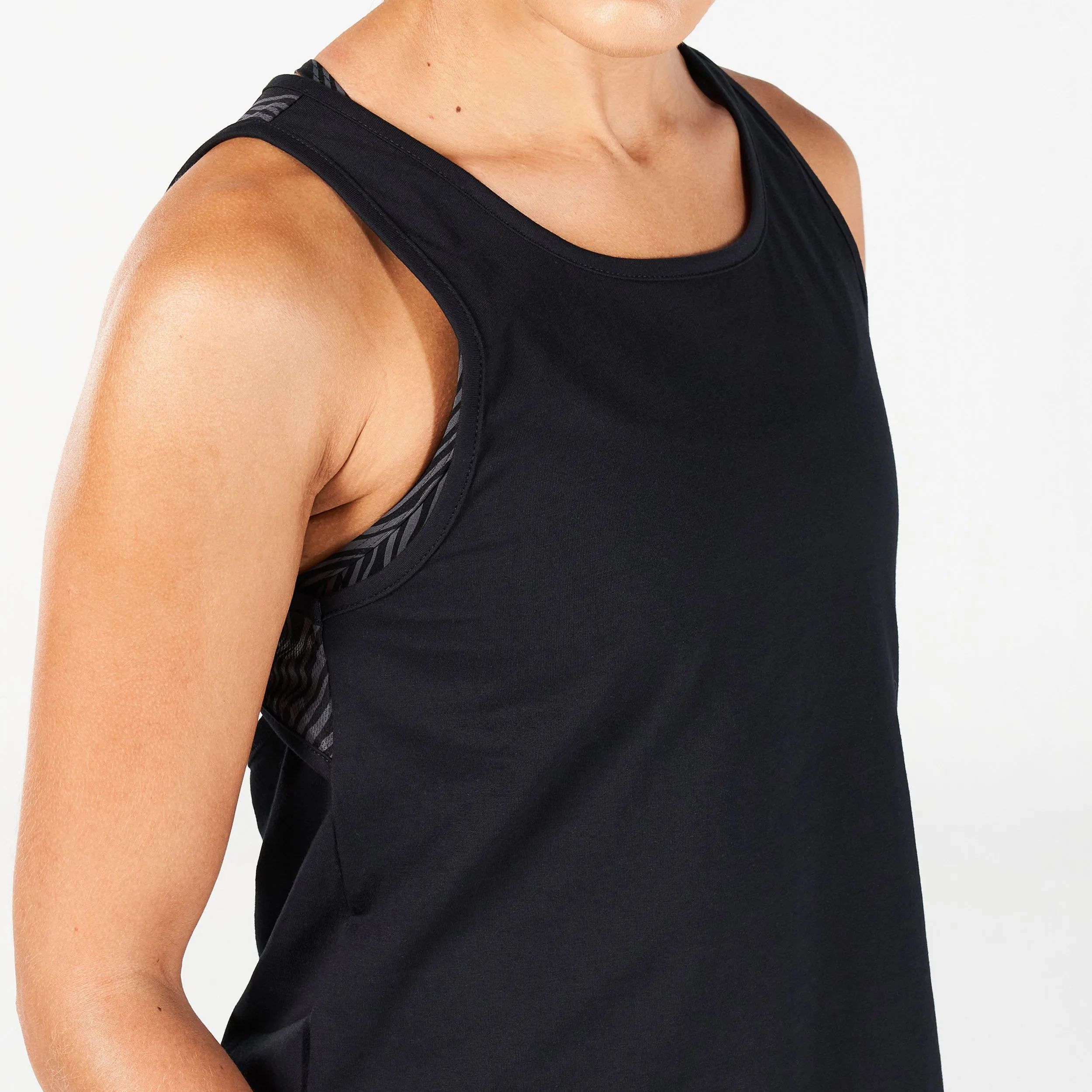 Core Open Back Tank - Black