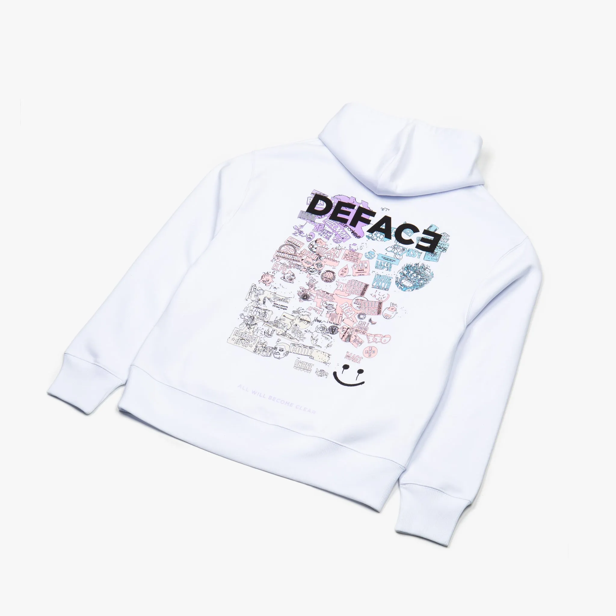 Deface (White/Photochromic) Hoodie