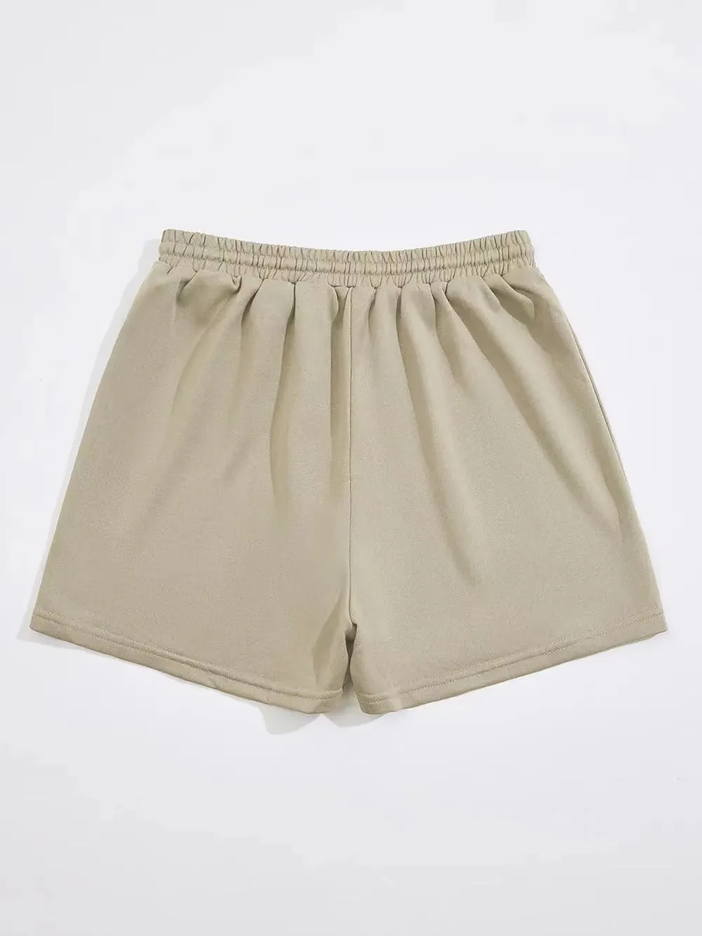 Drawstring Waist Shorts