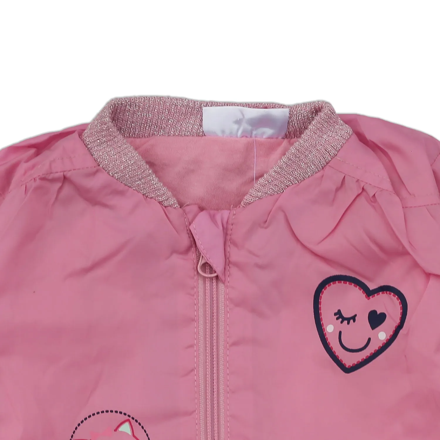 EG - Kids 'Pink' With Side Pocket Zip up Jacket EG217