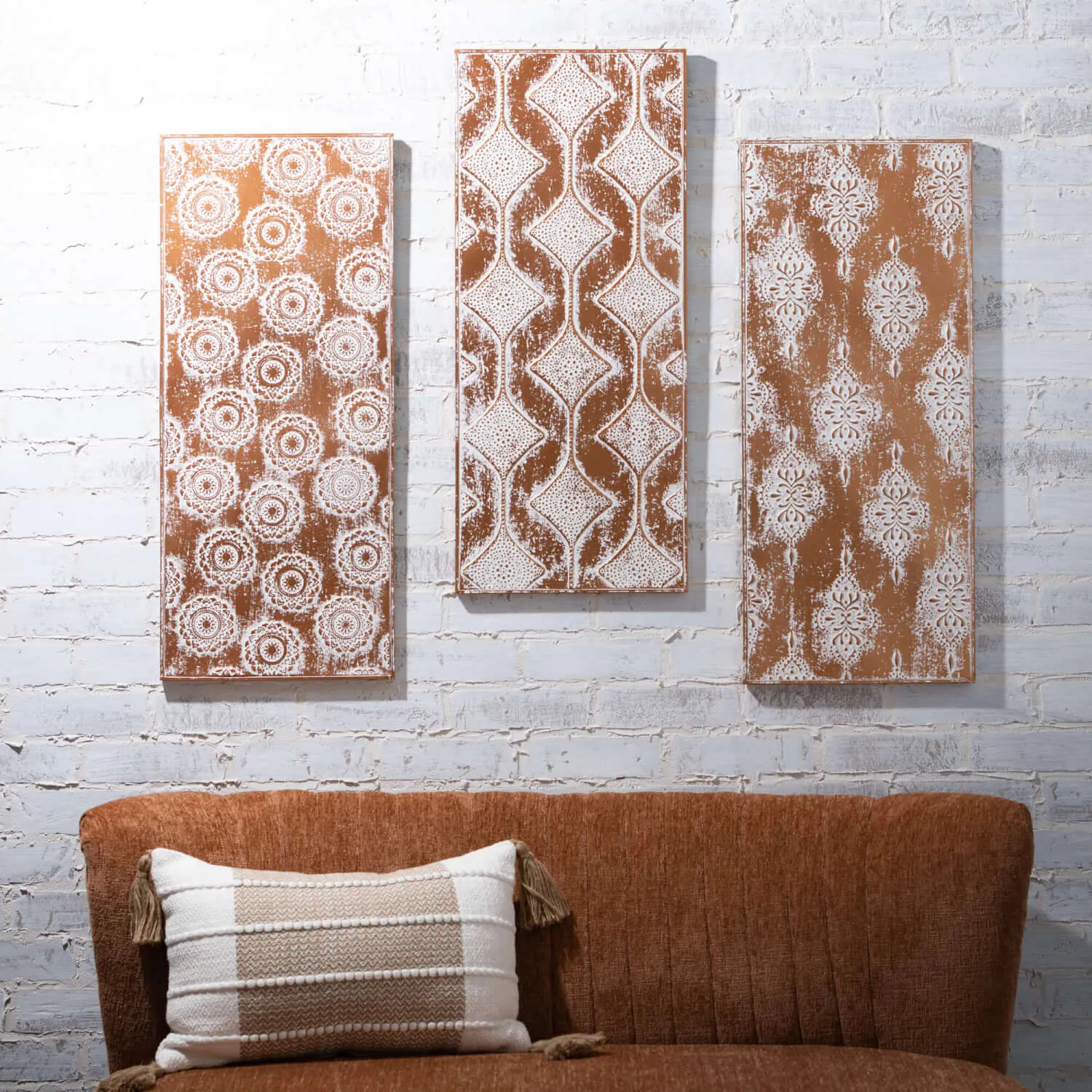 Embossed Wall Decor Set/3