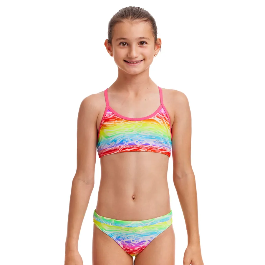 Funkita Girls Racerback Two Piece FS02G - Lake Acid