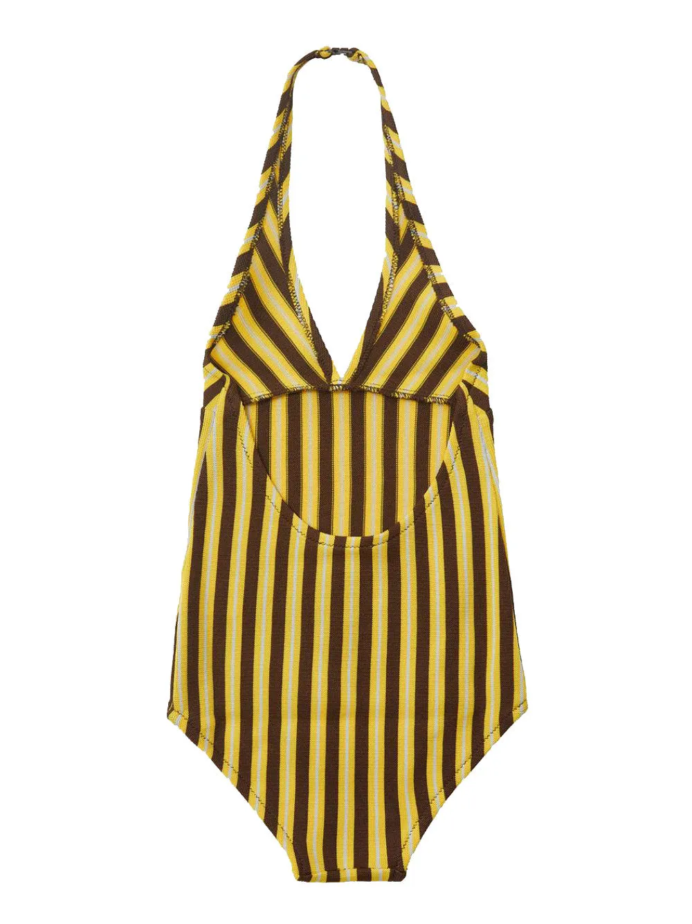 Gillenia Sunshine Stripe Jersey Swimsuit