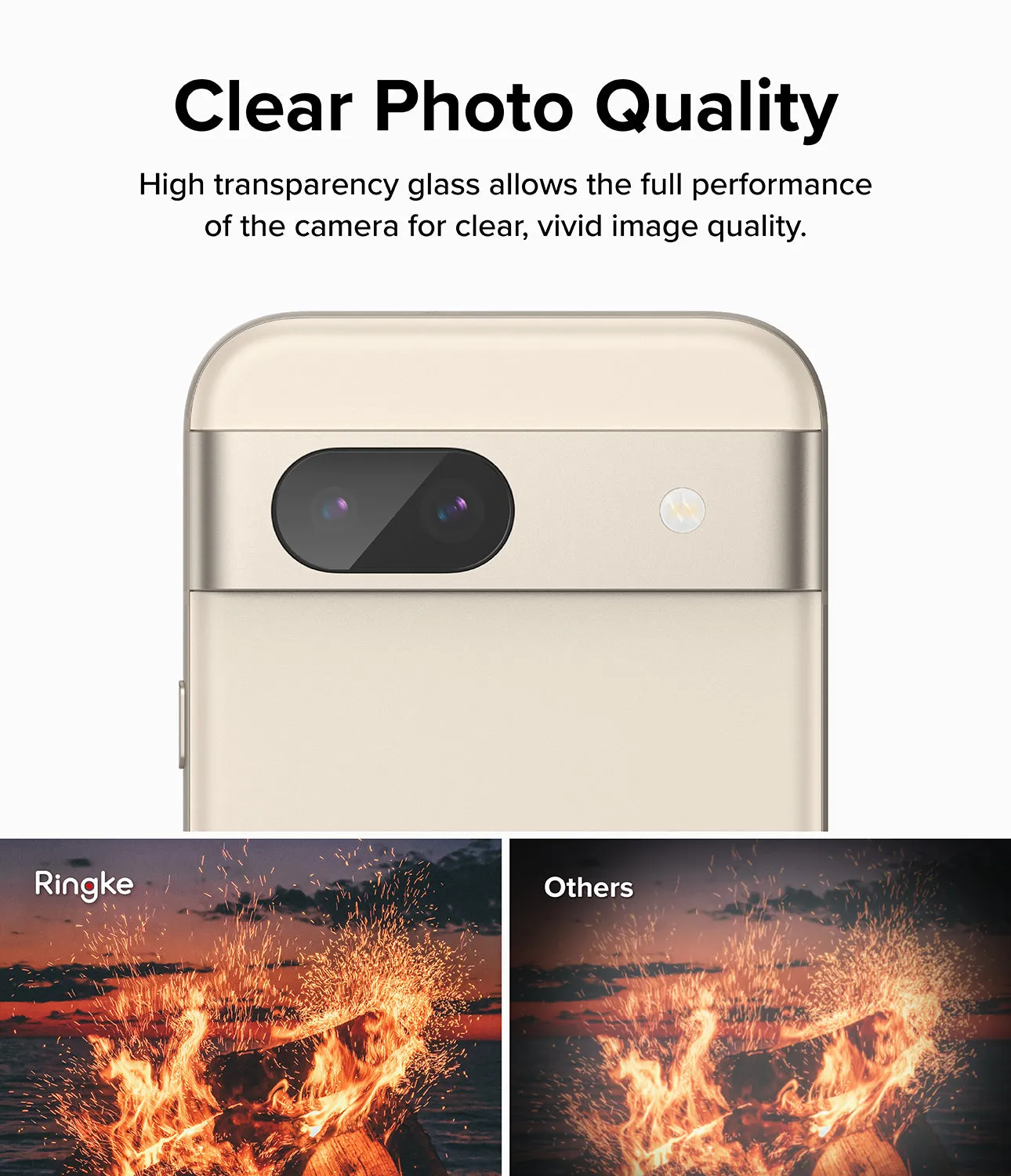 Google Pixel 8a Camera Lens Protector | Glass (3 Pack)