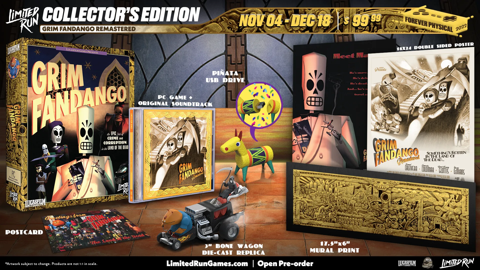 Grim Fandango Remastered Collector's Edition  (PC)