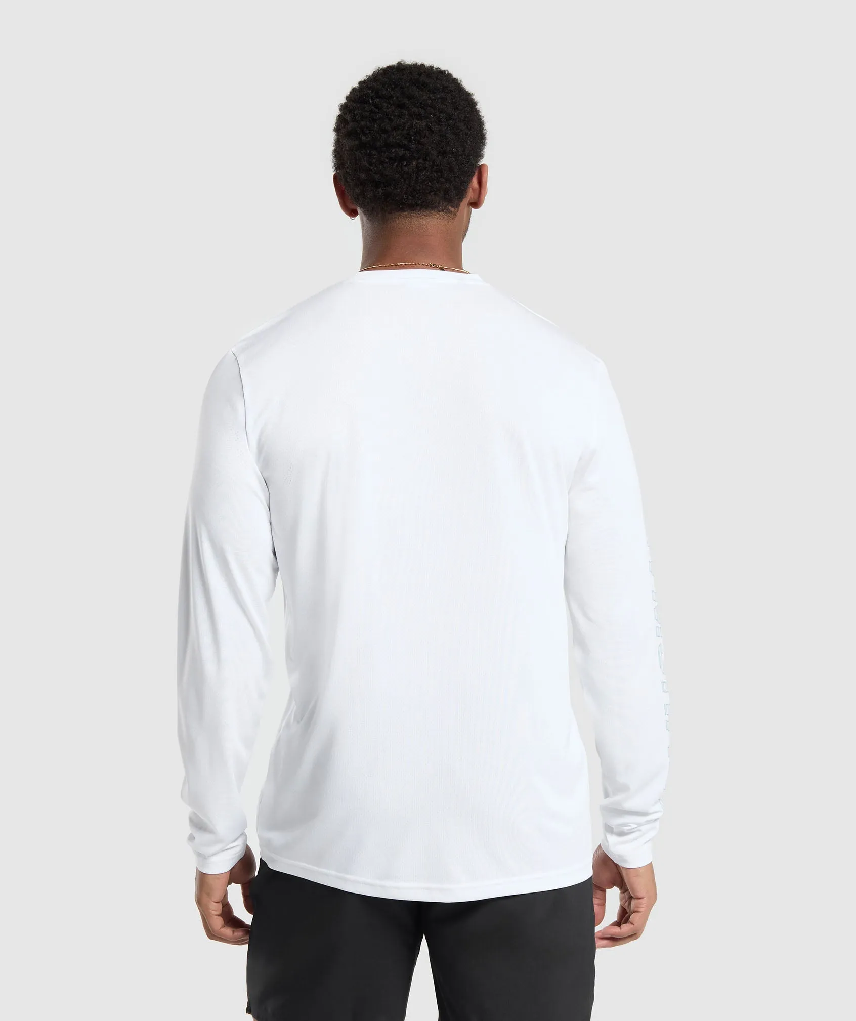 Gymshark Conditioning Goods Long Sleeve T-Shirt - White