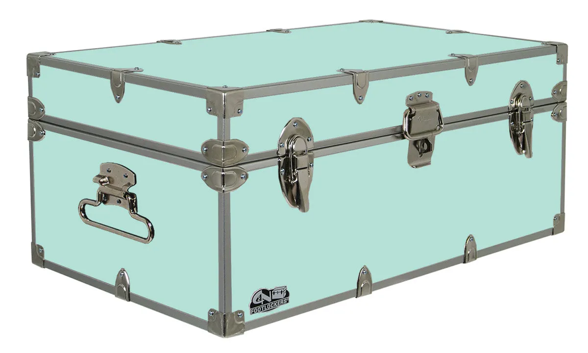 Happy Camper Steel Footlocker Trunk 32x18x13.5" doogma doogma