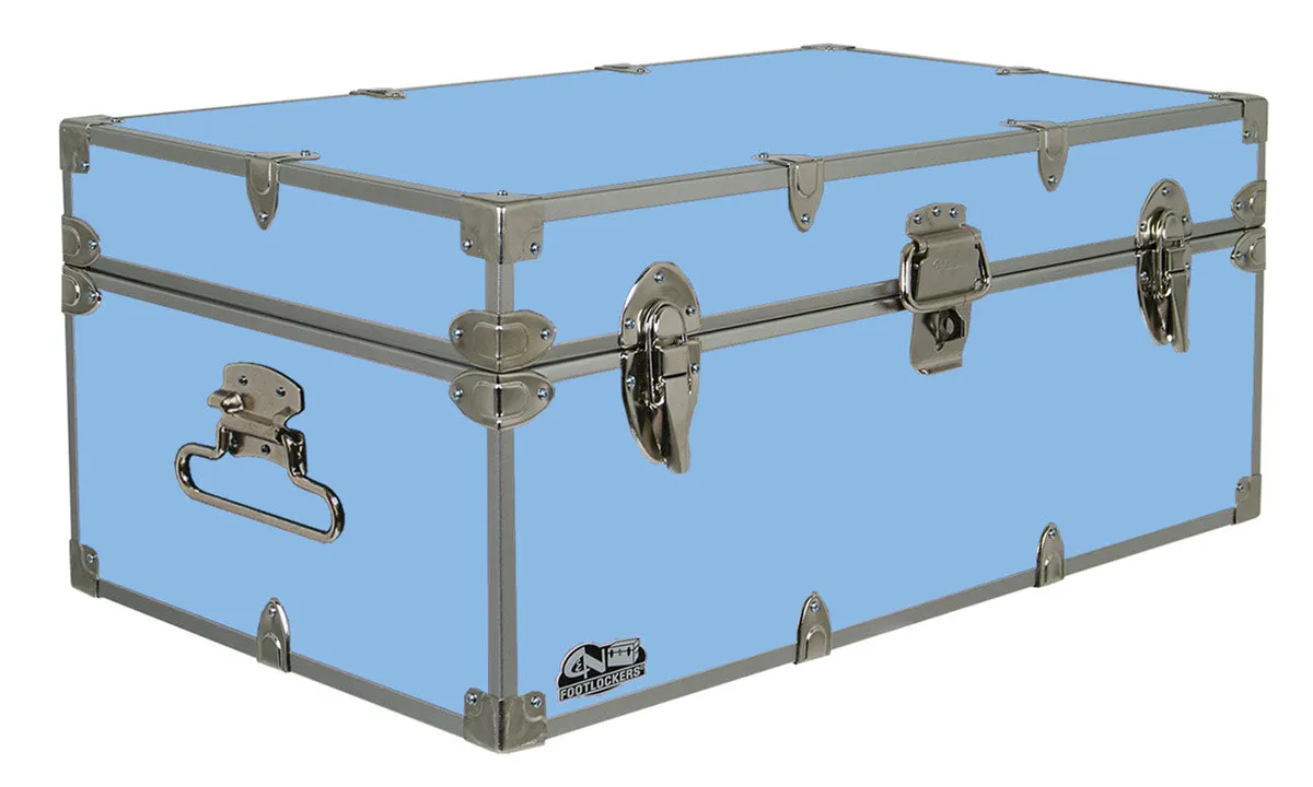 Happy Camper Steel Footlocker Trunk 32x18x13.5" doogma doogma